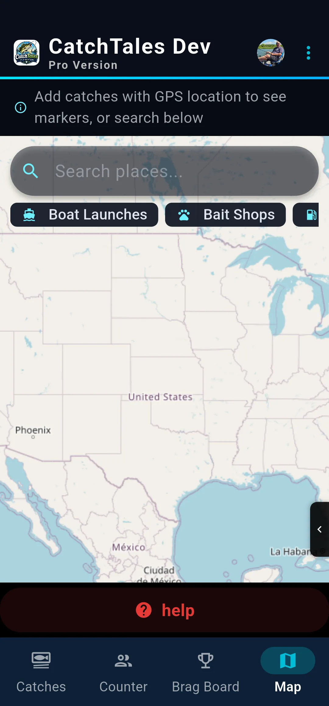 CatchTales interactive map
